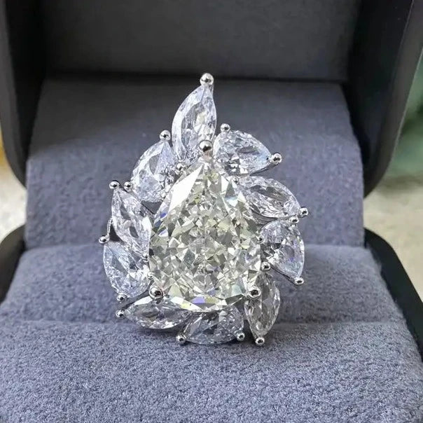 Jewelry-925Silver-12.8ct_white-Pear-Prongsetting-HighCarbonDiamond-FrontView.jpg