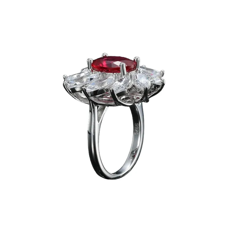 Red gemstone ring