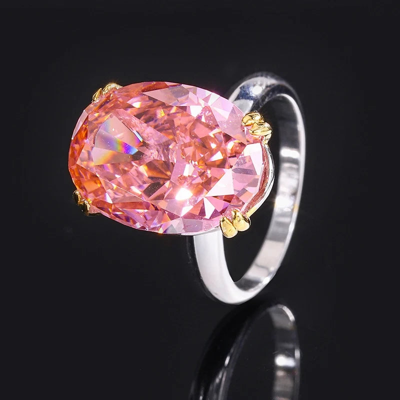 Oval Gemstone Prong Ring