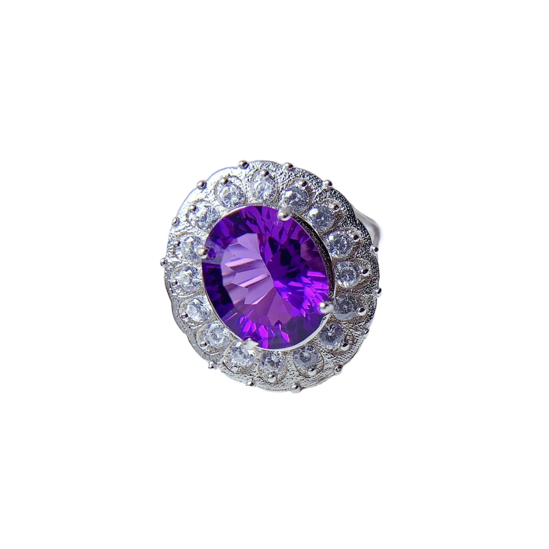 Textured Engagement Ring