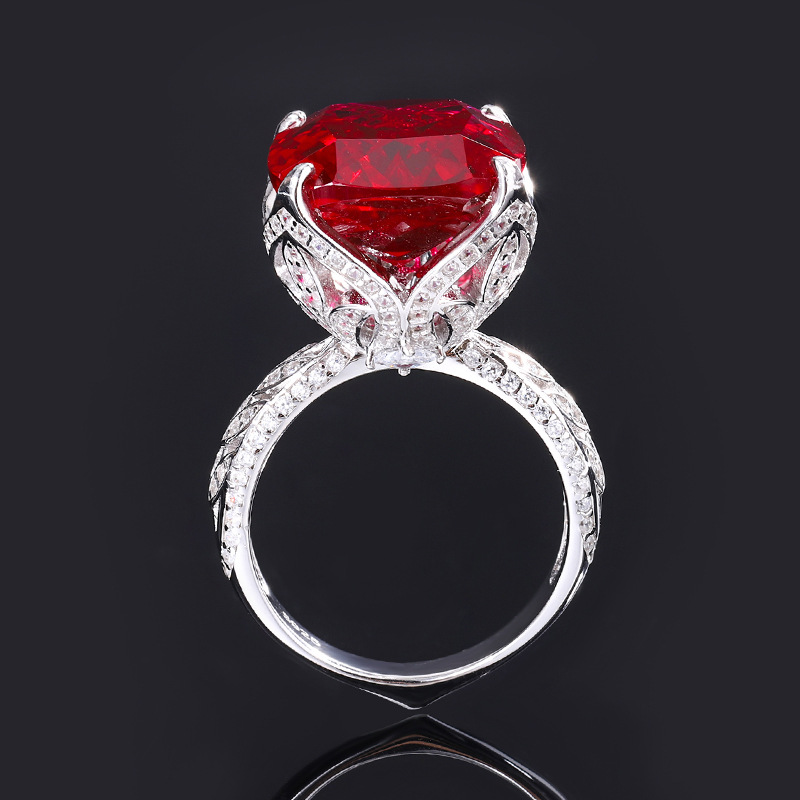 Faceted Gem Filigree Ring