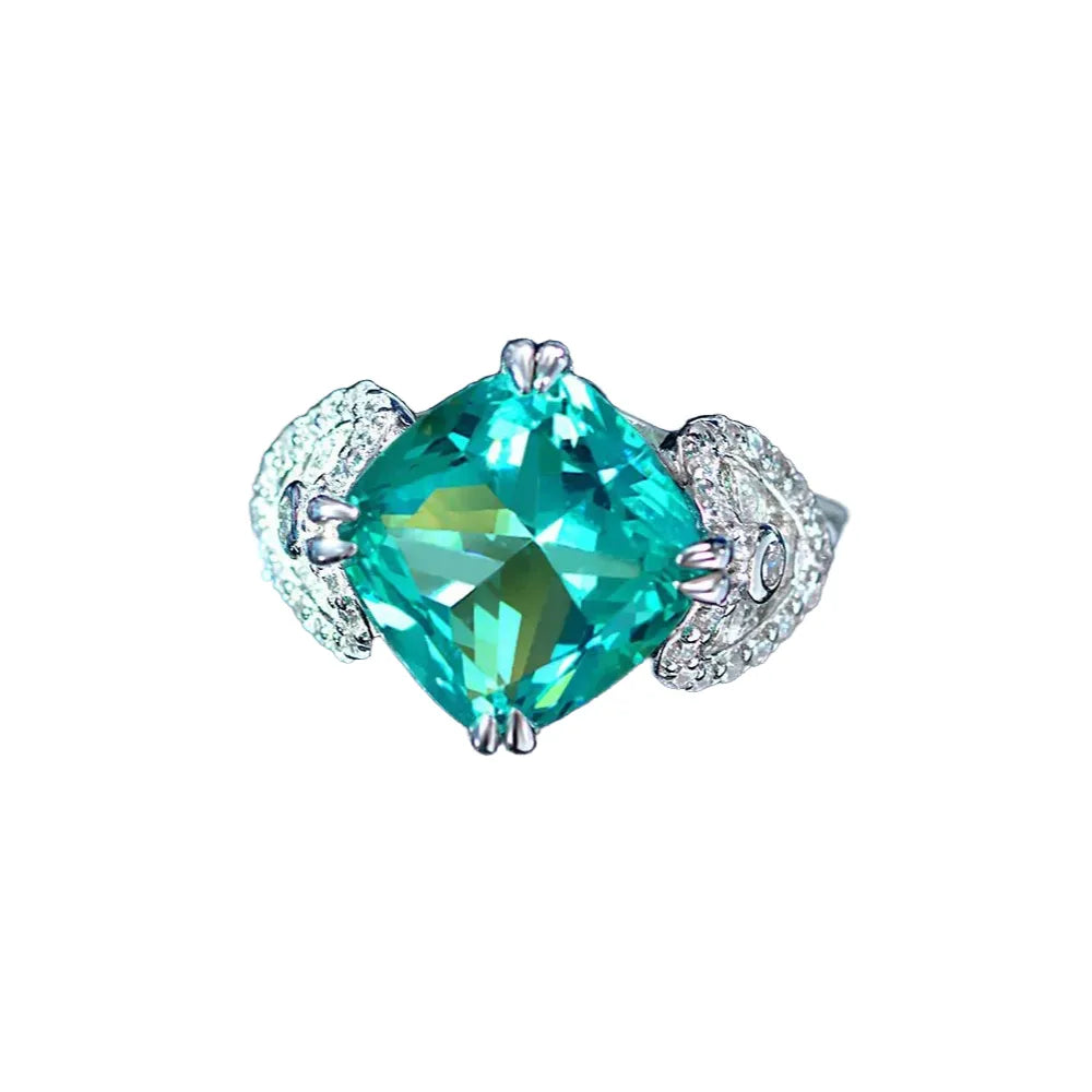 Cushion - cut framed ring