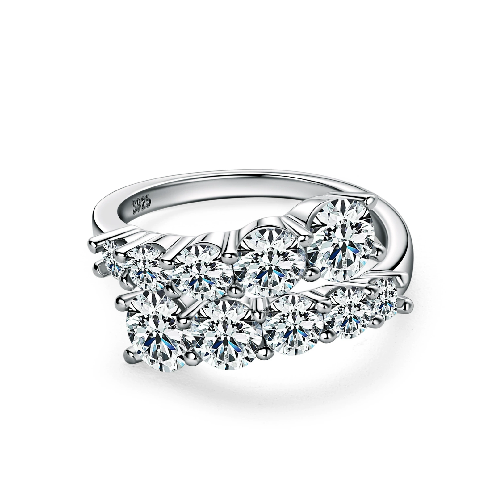 Clustered Gem Ring