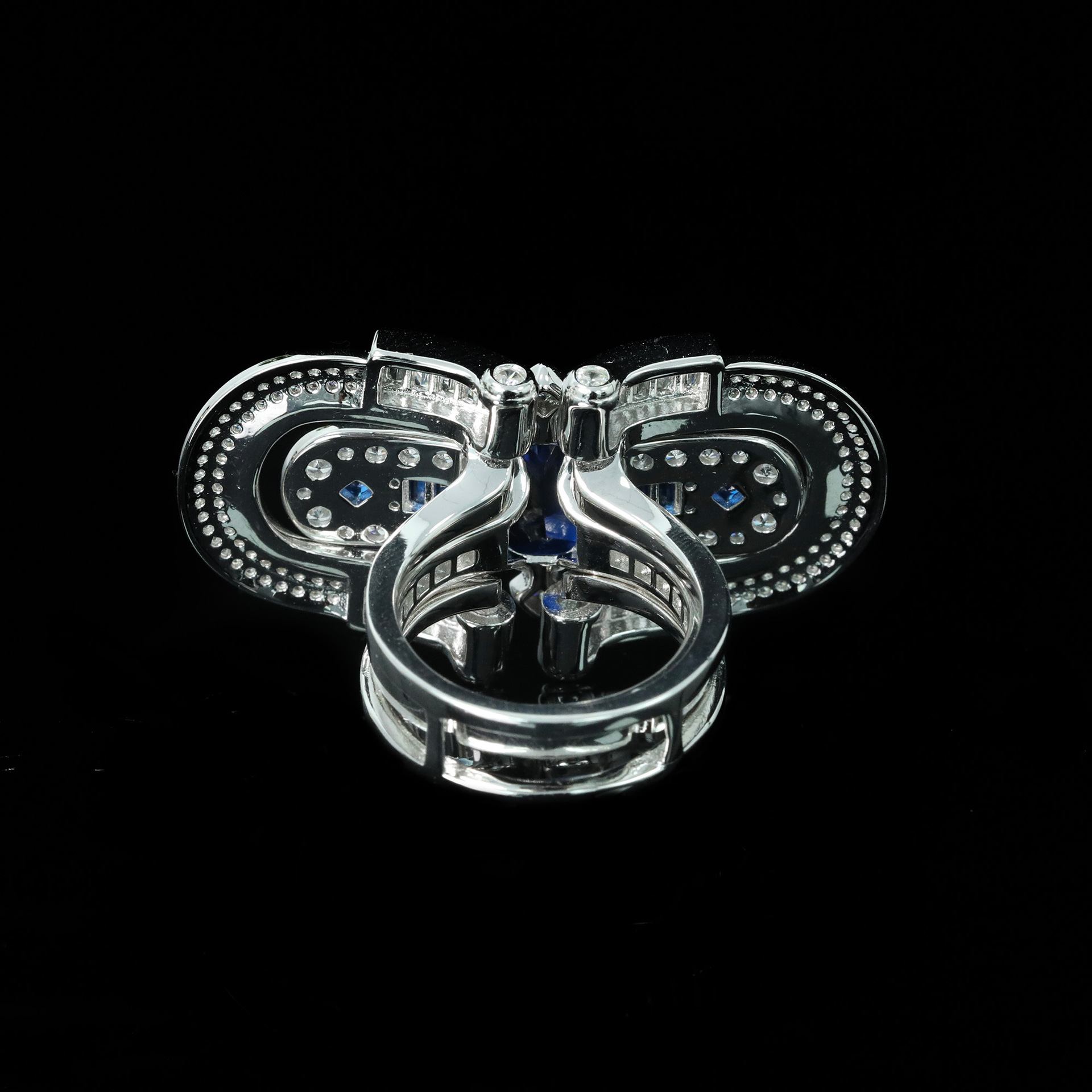 Sapphire Diamond Ring