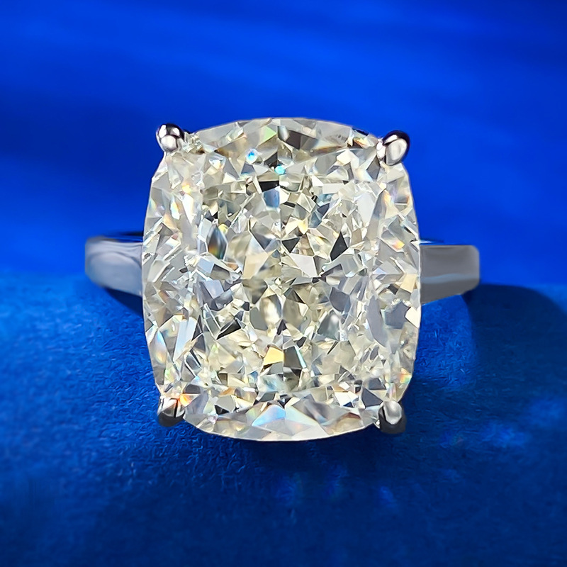 Cushion Cut Solitaire Ring