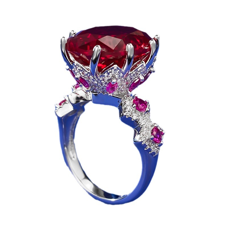 Jewelryay_925silver_Red_Oval_prong-Highcarbondiamond-IceFlowerCut-topview.png