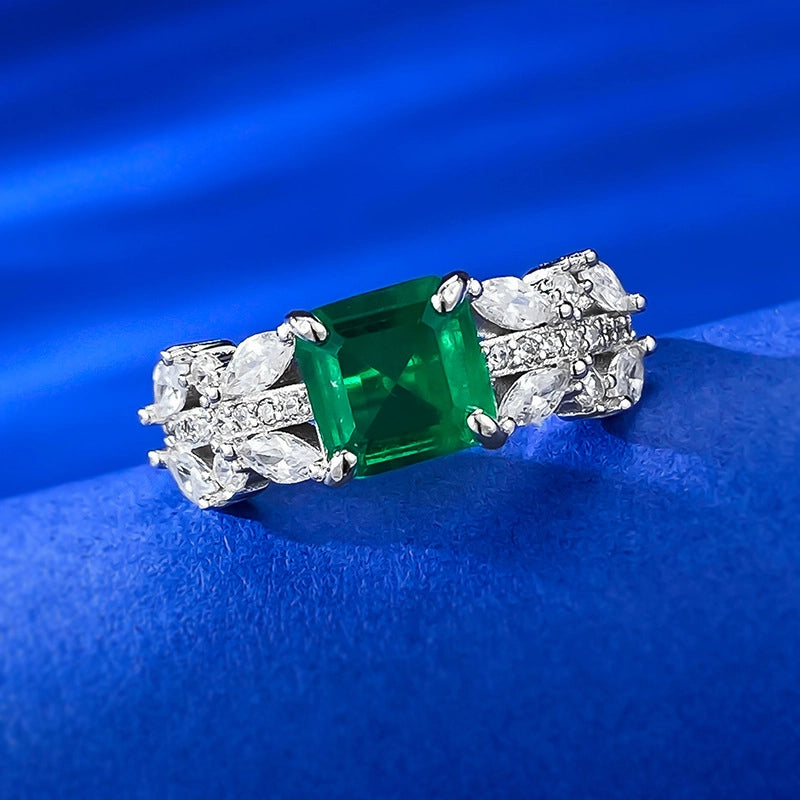 jewelry_925silver-Green_Square-prong-HighCarbonDiamond-frontview.jpg