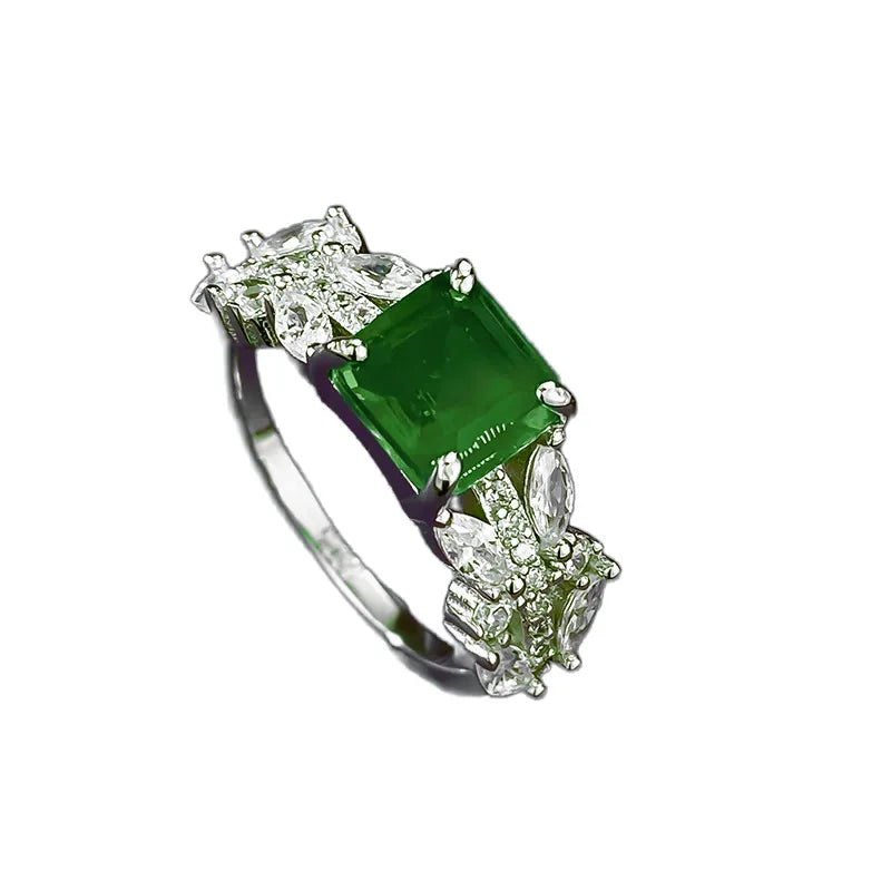 jewelry_925silver-Green_Square_prong-HighCarbonDiamond-sideview.jpg