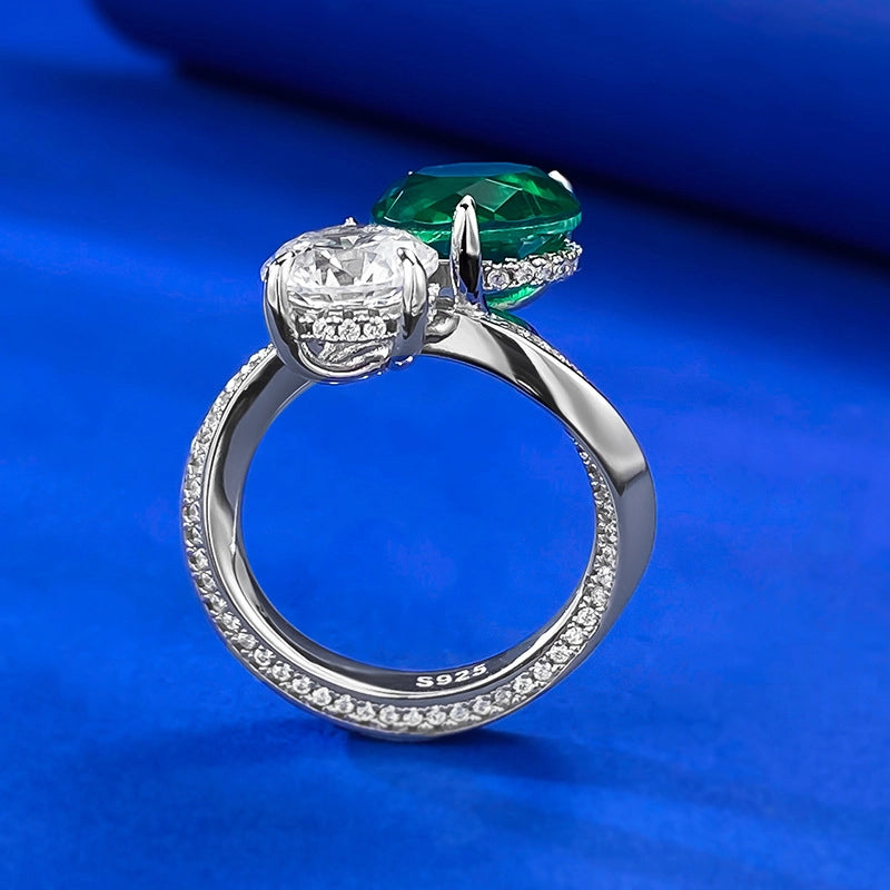 jewelry_925silver-green-Round-prong-HighCarbonDiamond-IceFlowerCut-sideview.jpg