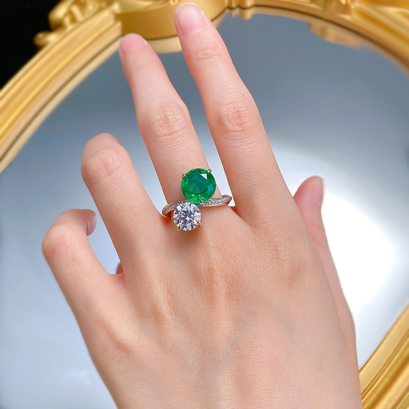 jewelry_925silver-green_Round-prong-HighCarbonDiamond-IceFlowerCut-topview.jpg