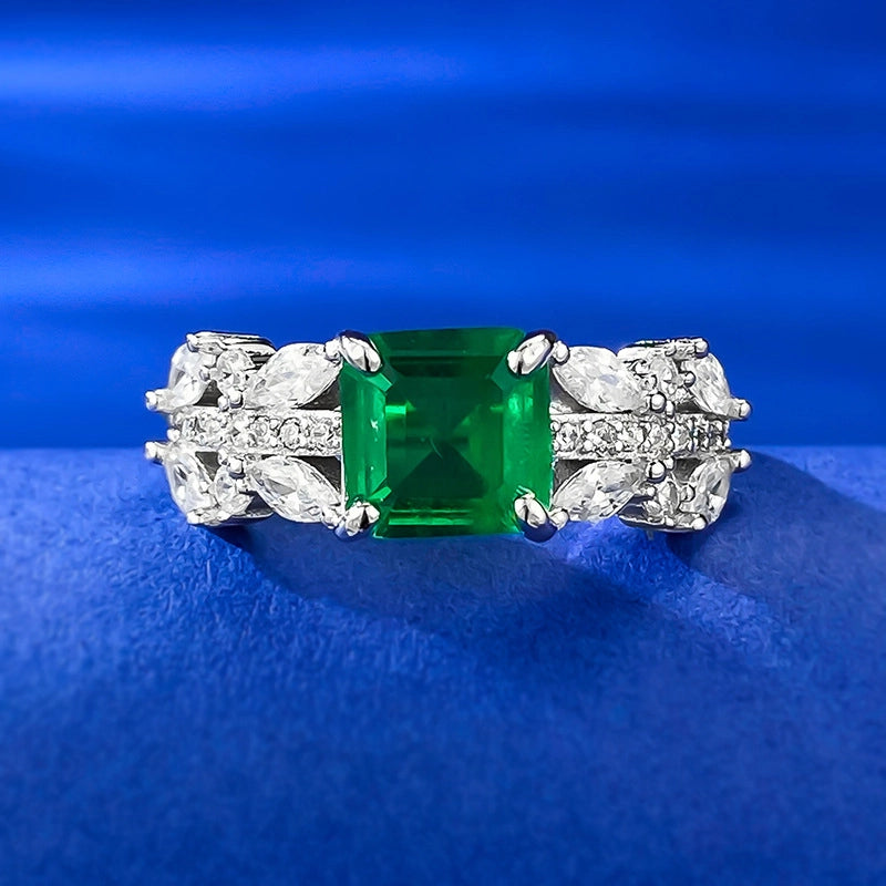 jewelry_925silver_Green-Square-prong-HighCarbonDiamond-frontview.jpg