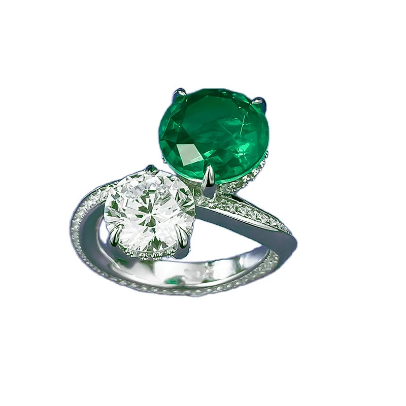 jewelry_925silver_green-Roun_prong-HighCarbonDiamond-IceFlowerCut-topview.jpg