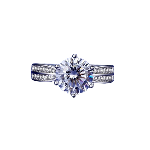 Double-row accent ring